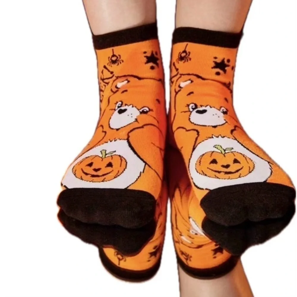 Care Bears Pumpkin Halloween Socks